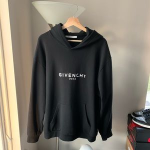 Givenchy Distressed Logo Hoodie